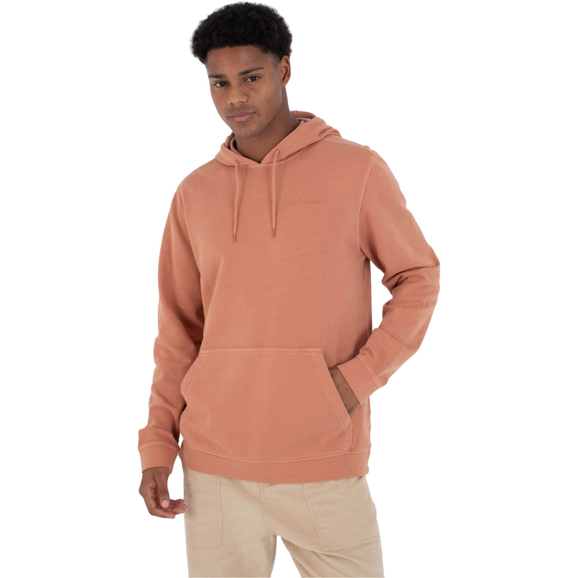 2026 Hurley Mens Naturals PO Hoodie HFA25MMFT04693 - Martian Rust ...