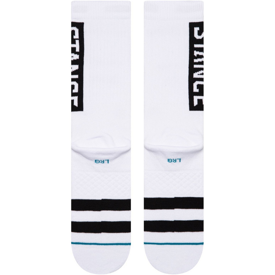 2026 Stance Unisex OG Crew Sock M556D17OGG - White - Accessories ...