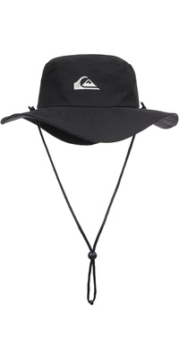 2025 Quiksilver Bushmaster Bucket Hat Black AQYHA03314