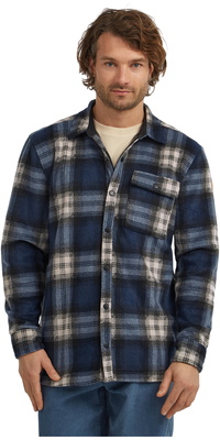 2025 ONeill Mens ORiginals Superfleece Shirt 2350137 - Mozart Blue Check