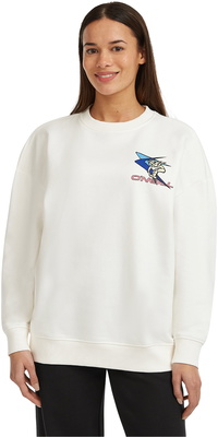 2025 ONeill Womens FWCPlay Crew Sweatshirt 1750124 - Snow White