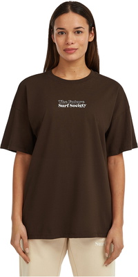 2025 ONeill Womens The Future Surf Society T-Shirt 1850235 - Coffee Bean