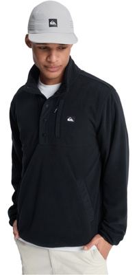 2025 Quiksilver Mens No Destination Half Opening Fleece EQYPF03072 - Black