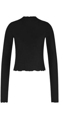 2025 Wallien Womens Rash Guard 102042001 - Black Rib