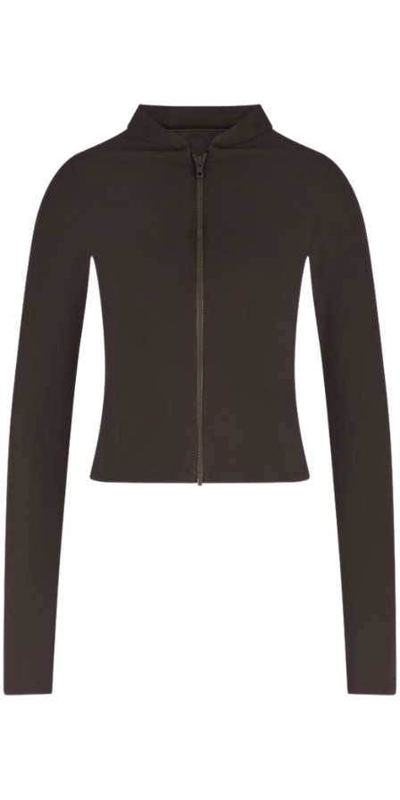2025 Wallien Womens Rash Guard With Zip 102045001 - Coffee - Womens ...