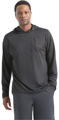 2026 Brixton Mens Journey Sun Hoodie 22905 - Black