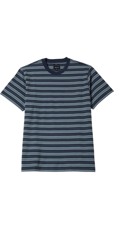 Brixton Mens Nova Stripe Pocket Tee