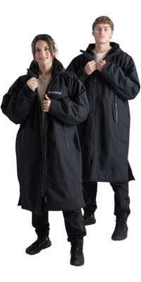 2026 Dryrobe Nexus Long Sleeve Changing Robe DRLSCR - Black