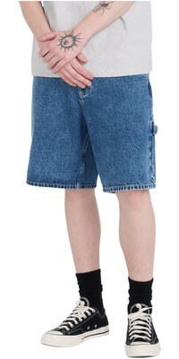 2026 Element Mens Big Carpenter Denim Shorts ELYDS00106 - Mid Used