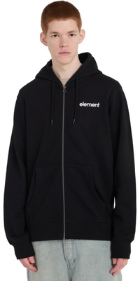 2026 Element Mens Future Nature Zip Up Hoodie ELYSF00357 - Flint Black
