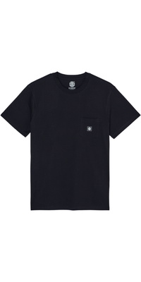 2026 Element Mens Icon Label Pocket Tee ELYKT00198 - Flint Black