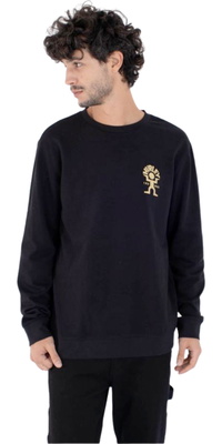 2026 Hurley Mens Dancer Crew MFTEU990009 - Black