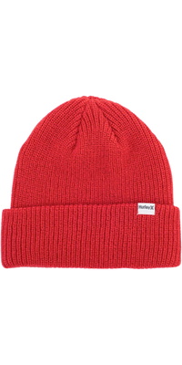 2026 Hurley Mens Harbor Beanie CW5673 - Team Red