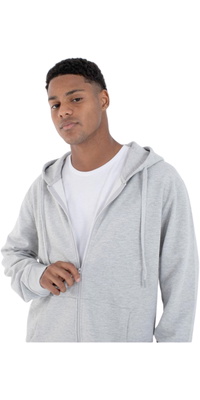 2026 Hurley Mens Nazare Zip Fleece MFTEUN00005 - Grey Heather