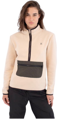2026 Hurley Womens Coastal Bonded Fleece WJKEU00003 - Khaki