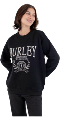 2026 Hurley Womens Global Crew WFTEU00013  - Black