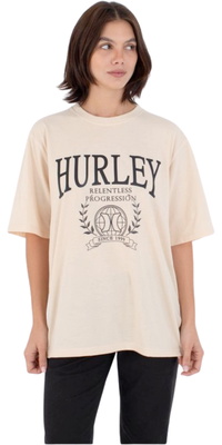 2026 Hurley Womens Global Oversized Tee WTSEU00025 - Beige
