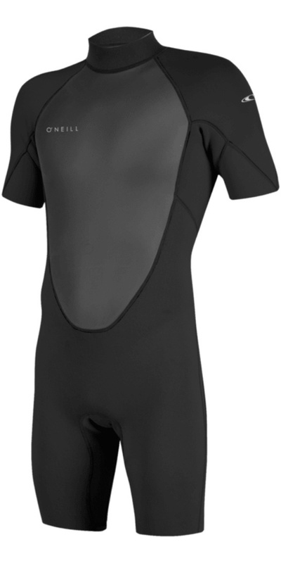 O'Neill Mens Reactor-2 2mm Back Zip Short Sleeve Springsuit Wetsuit