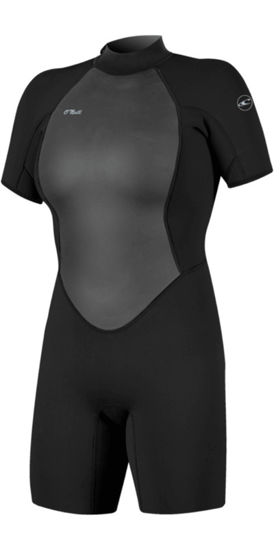 O'Neill Womens Reactor-2 2mm Back Zip Short Sleeve Springsuit Wetsuit