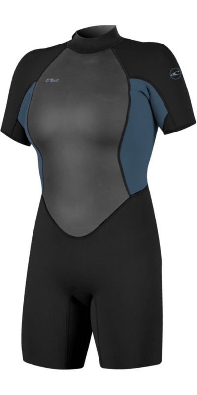 O'Neill Womens Reactor-2 2mm Back Zip Short Sleeve Springsuit Wetsuit