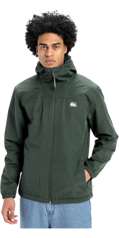 Quiksilver Mens Overcast 3K Warm Waterproof Hooded Jacket
