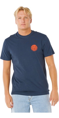 2026 Rip Curl Mens Wettie Icon Tee 10VMTE - Dark Navy