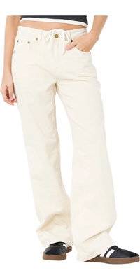 2026 Rip Curl Womens Aggie Relaxed Jeans 04MWPA - Bone
