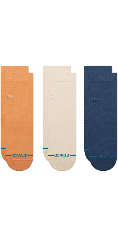 Stance Unisex Icon Quarter 3 Pack Socks