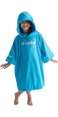 2026 Dryrobe Junior Organic Towel Robe ORGANICJTCRBL - Blue