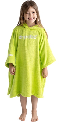 2026 Dryrobe Junior Organic Towel Change Robe ORGANICJTCRLG - Lime Green