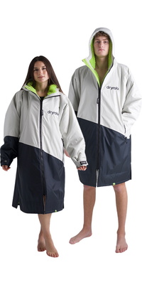 2026 Dryrobe Advance Long Sleeve Changing Robe DALSV3 - Anthracite / Lime