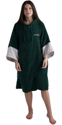 2026 Dryrobe Full-Zip Organic Towel Robe ORGANICFZTRSG - Sycamore Green