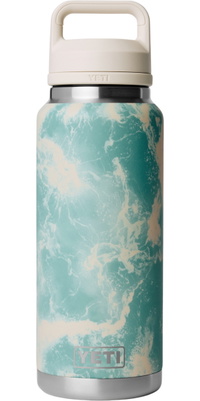 2026 YETI Rambler 36 Oz Bottle Chug 70000007268 - Seafoam Pattern