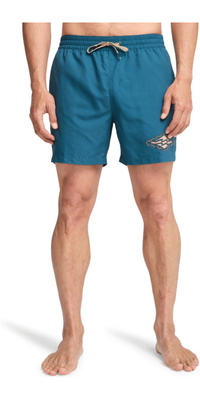 2026 Billabong Mens Foundation Layback Swim Shorts EBYJV00162 - Real Teal