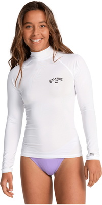 2026 Billabong Womens Tropical Surf Long Sleeve Rash Vest EBJWR03014 - White