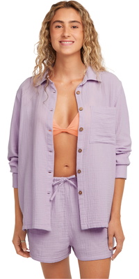 2026 ONeill Womens Brenda Structured Shirt 1200021 - Pale Lavender
