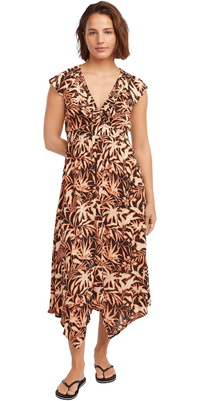 2026 ONeill Womens Must-have Midi Dress 1300131  - Black Brazillian Sun