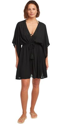 2026 ONeill Womens Essentials Tokeena Cover Up Dress 1300138 - Black Out