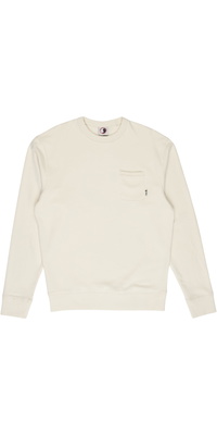 2026 T & C Surf Designs Mens YY 71 Pocket Crew Sweat TM7CF - Vintage White