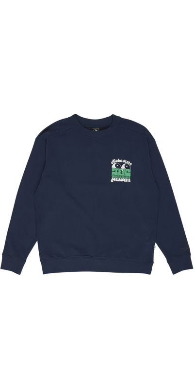 T & C Surf Designs Mens Aloha State Crew Sweat