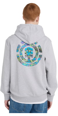 2026 Element Mens Swamps Hoodie ELYSF00328 - Mid Grey Heather