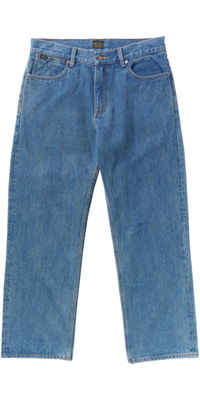 2026 RVCA Mens Americana Dayshift Denim Jeans 23A193504 - Blue Collar