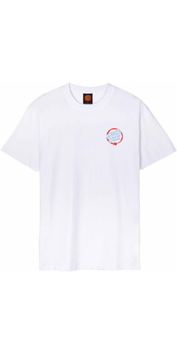 2026 Santa Cruz Mens Mako Dot Tee SCA-TEE-13726 - White