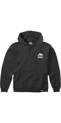 2026 Etnies Mens Icon E Hoodie 4130004193 - Black / white
