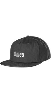 2026 Etnies Icon Embroidery Snapback 4140001521 - Black