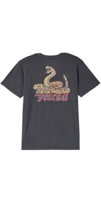 2026 Brixton Mens Rockton T-Shirt 17582 - Black Worn Wash