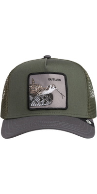 2026 Goorin Bros Outlaw Trucker 101-3007 - Olive