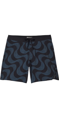 2026 Brixton Mens Blitz 19 Boardshort 30067-BFGWT - Black / Future Grey Warped Tile