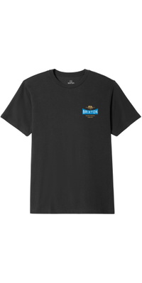 2026 Brixton Mens Pinnacle T-Shirt 17564-VIBLK - Vintage Black