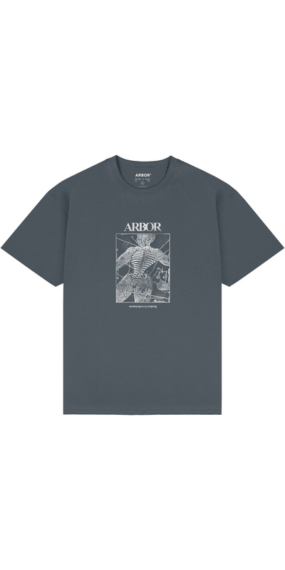 Arbor Mens Anatomy Front Print T-shirt